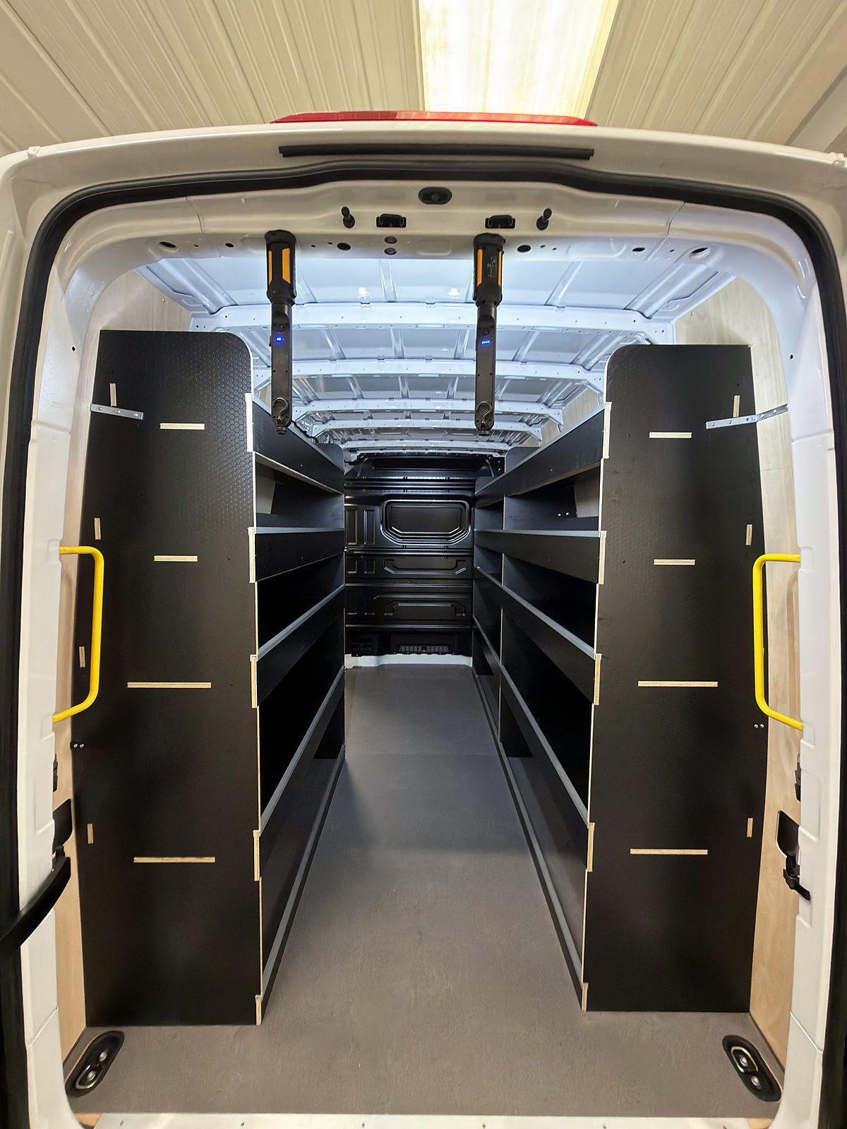 Full racking fit-out, high-roof van